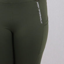 Load image into Gallery viewer, Green High Waisted Cycling Gym Shorts with Pocket