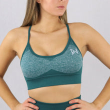 Load image into Gallery viewer, Women's Green Flex Gym Sports Bra