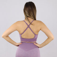 Load image into Gallery viewer, Women's Purple Flex Sports Bra
