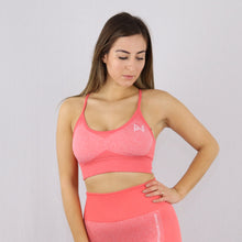 Load image into Gallery viewer, Women's Orange Flex Gym Sports Bra