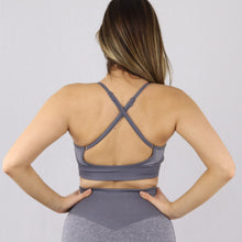 Load image into Gallery viewer, Women's Light Grey Flex Sports Bra