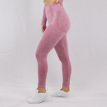 Load image into Gallery viewer, Women's Pink Classic High Waist Gym Leggings