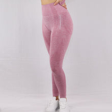 Load image into Gallery viewer, Women's Pink Classic High Waist Gym Leggings