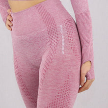 Load image into Gallery viewer, Women's Pink Classic High Waist Gym Leggings