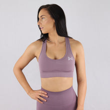 Load image into Gallery viewer, Women's Lilac Essential Seamless Gym Sports Bra
