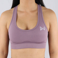 Load image into Gallery viewer, Women's Lilac Essential Seamless Gym Sports Bra