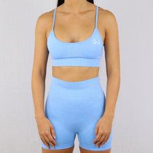 Load image into Gallery viewer, Prix Workout blue gym wear shorts