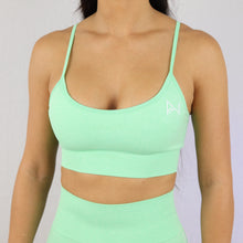 Load image into Gallery viewer, Prix Workout mint gym wear sports bra