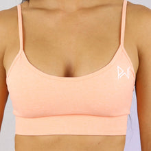 Load image into Gallery viewer, Prix Workout peach gym wear sports bra