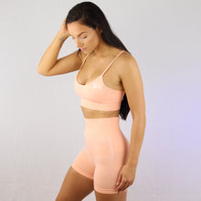 Load image into Gallery viewer, Prix Workout peach gym wear shorts