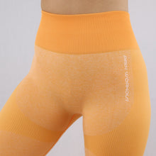 Load image into Gallery viewer, Orange Flex High-waist Seamless Leggings