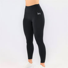 Load image into Gallery viewer, Black 7/8 Training Leggings