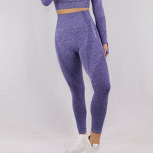 Load image into Gallery viewer, Women's Purple Classic High Waist Gym Leggings