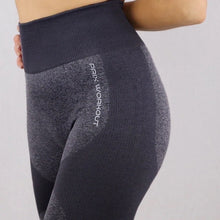 Load image into Gallery viewer, Black Flex High-waist Seamless Leggings