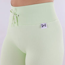 Load image into Gallery viewer, Mint Apex Ribbed High-Waist Leggings