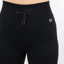 Load image into Gallery viewer, Black Apex Ribbed High-Waist Leggings