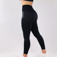 Load image into Gallery viewer, Black Essential Seamless High-Waist Leggings