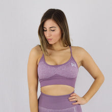 Load image into Gallery viewer, Women&#39;s Purple Flex Sports Bra