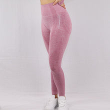 Load image into Gallery viewer, Women&#39;s Pink Classic High Waist Gym Leggings