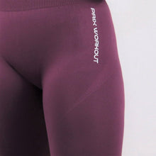 Load image into Gallery viewer, Women&#39;s Dark Purple Essential Seamless High Waisted Gym Leggings