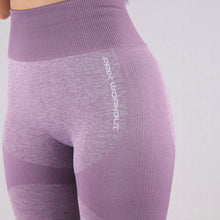 Load image into Gallery viewer, Women&#39;s Purple Flex High-waist Seamless Gym Leggings