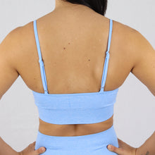 Load image into Gallery viewer, Prix Workout blue gym wear sports bra
