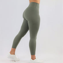 Load image into Gallery viewer, womens Khaki 7/8 gym leggings