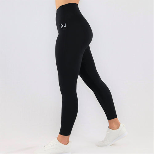 womens black 7/8 gym leggings