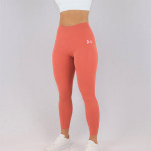 womens peach 7/8 gym leggings