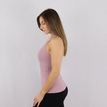 Load image into Gallery viewer, Women&#39;s Pink Racer Back Stretchy Gym Vest