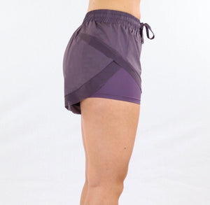 Purple Elite Running Shorts