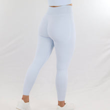 Load image into Gallery viewer, Ice Blue Apex Ribbed High-Waist Leggings